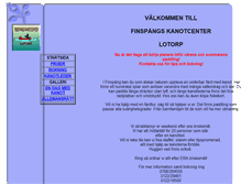 Tablet Screenshot of finspangskanotcenter.net
